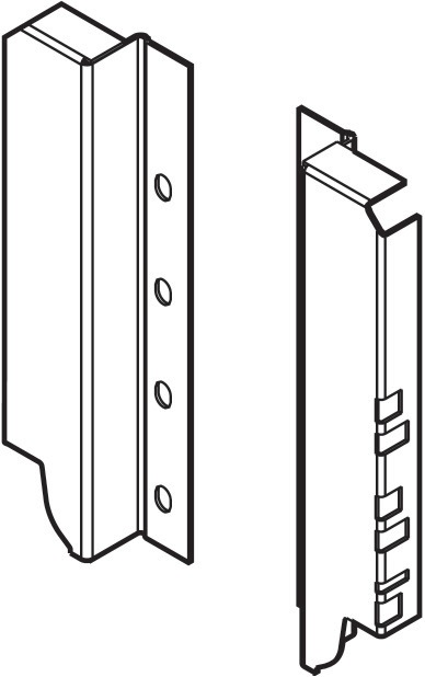 Actual product image Blum Wooden back panel holder TANDEMBOX antaro C
