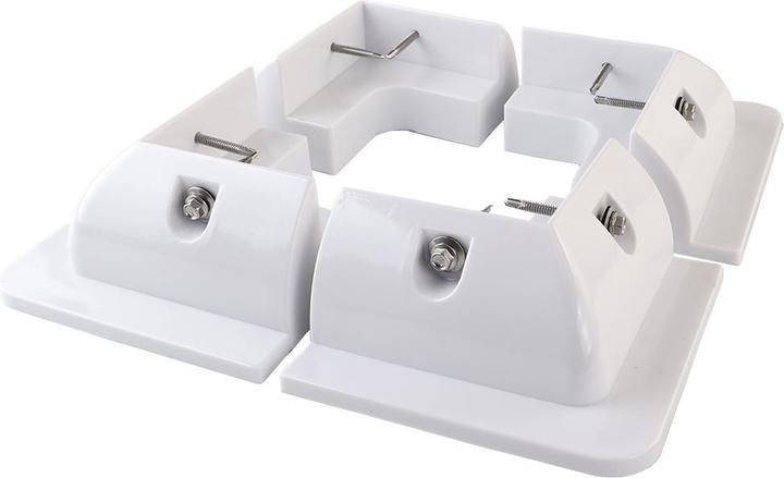 Immagine prodotto Offgridtec © Set di profili angolari in ABS bianco 150x150mm (Materiale di montaggio del sistema solare)