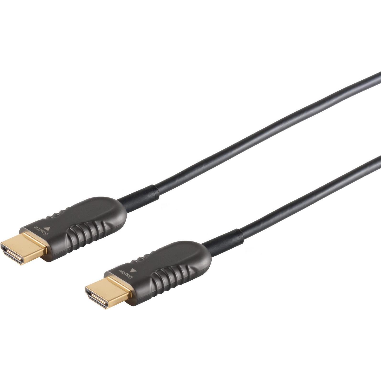Shiverpeaks S/CONN maximum connectivity HDMI Anschlusskabel-Optisches HDMI Kabel, 4K, 50m (50 m, HDMI), Video Kabel