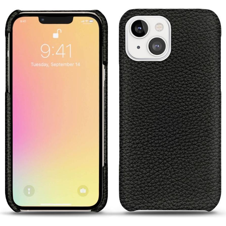 Noreve Lederschutzhülle (Apple iPhone 13), Smartphone Hülle, Schwarz
