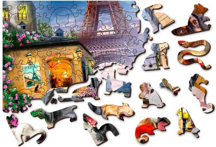 Image du produit WoodenCity Puzzle en bois M Puppies Paris (200 pièces)