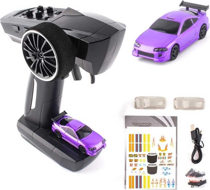 Actual product image Turbo Racing 1:76 C73 Sports RC Car RTR purple (RTR Ready-to-Run)