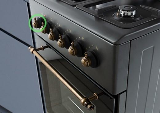 Produktbild MPM MPM-56-KRM-13 Gas-/Elektroherd Schwarz