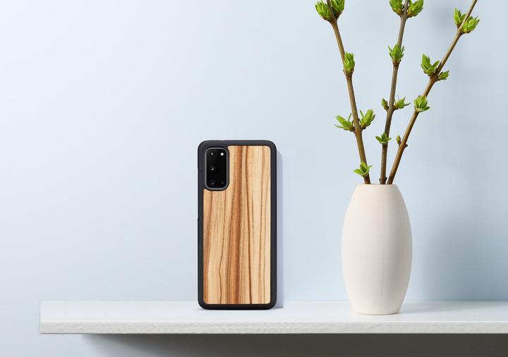 Produktbild Man&Wood case for Galaxy S20 cappuccino black (Samsung Galaxy S20+)