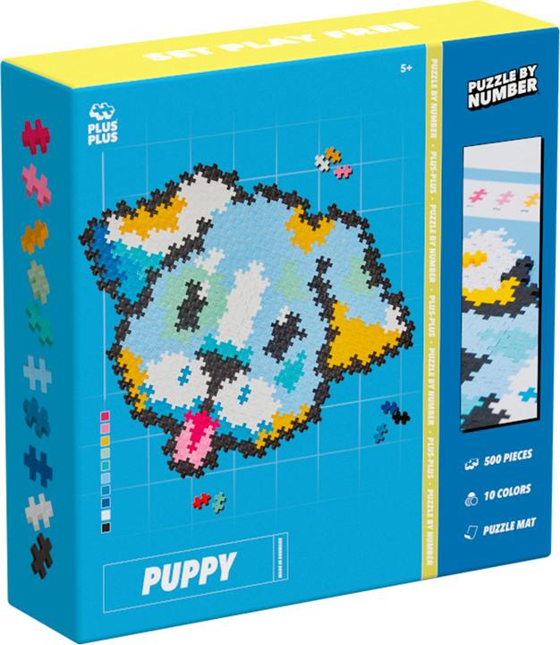 Dante Plus Plus Bricks jigsaw puzzle by numbers dog - 500 pieces 3961 (500 pieces)