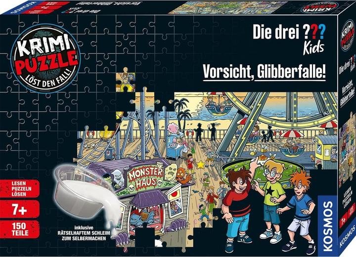 Kosmos Mystery Puzzle: The Three??? Kids - Kijk uit, goo trap! (150 onderdelen)