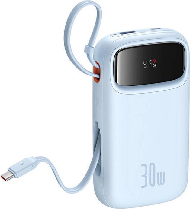 Actual product image Baseus Powerbank QPow2 20000mAh 30W 2xUSB-C (blue) (20000 mAh, 30 W)