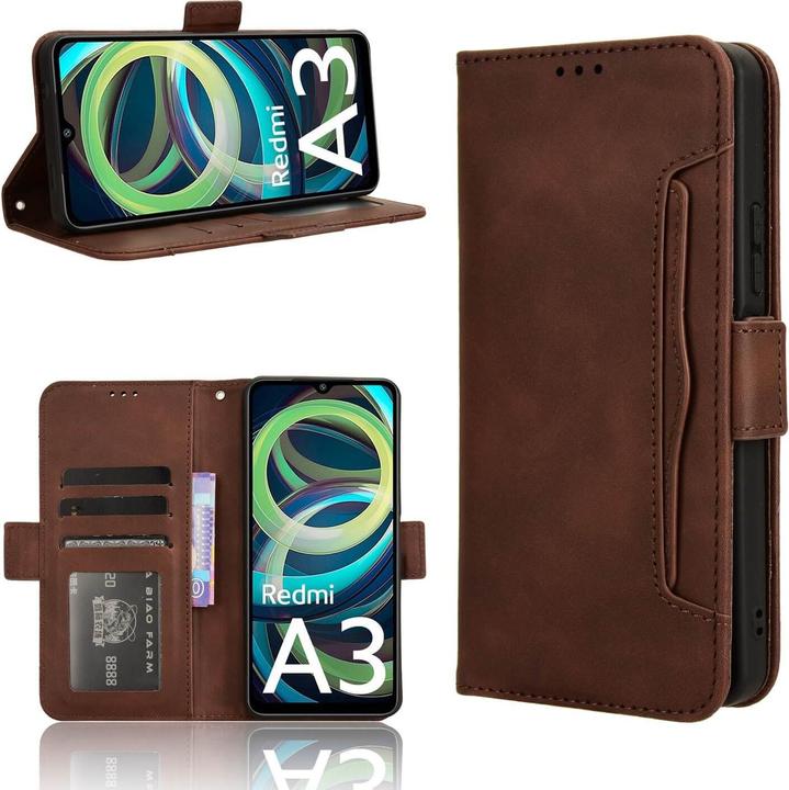 Image du produit Cover-Discount Xiaomi Redmi A3 - Etui avec de nombreuses poches pour cartes (Xiaomi Redmi A3)