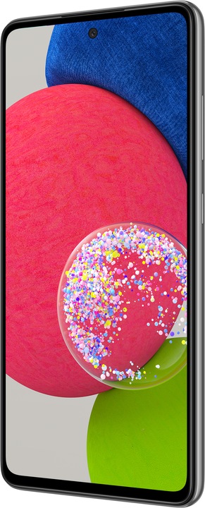 Actual product image Samsung Galaxy A52s EE Enterprise Edition EU (128 GB, Awesome Black, 6.50", Hybrid Dual SIM, 64 Mpx, 5G)