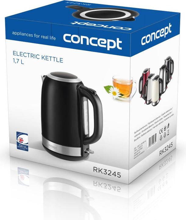 Actual product image Concept 1.7 L kettle RK3245 black (1.70 l)