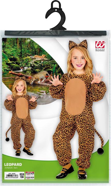 Immagine prodotto Widmann LEOPARDO (costume, orecchie), 110 cm / 3-4 anni (110)
