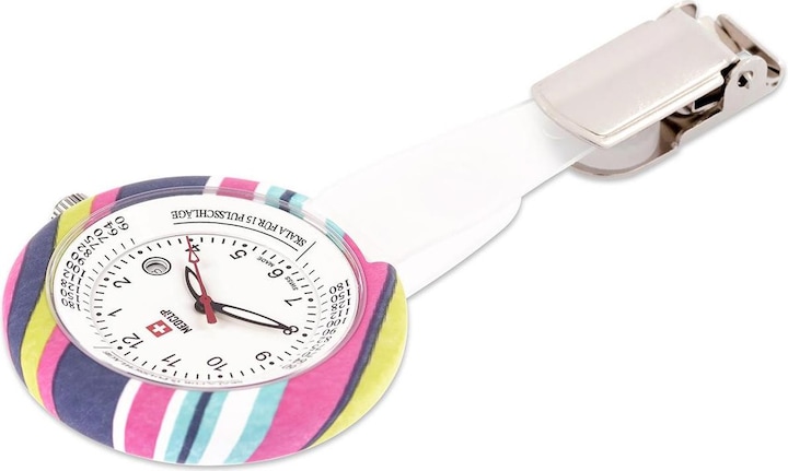 Produktbild Schwesternuhr SWISS MedClip Sonderedition Lollipop