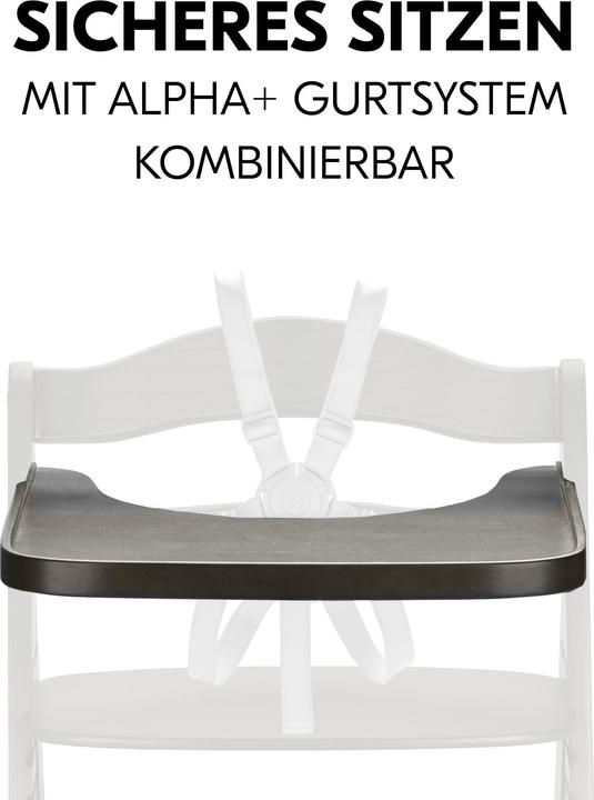 Produktbild Hauck Alpha Wooden Tray Charcoal