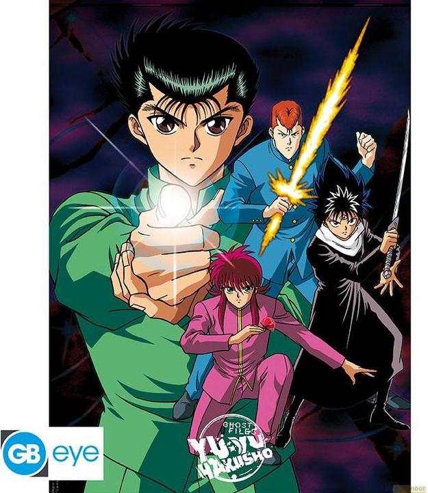 Actual product image GB Eye Yu Yu Hakusho Poster Yusuke's Group (52x38)