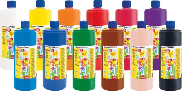 Produktbild EberhardFaber Temperafarben Efacolor, 1000 ml, Permanentgrün (1000 ml)