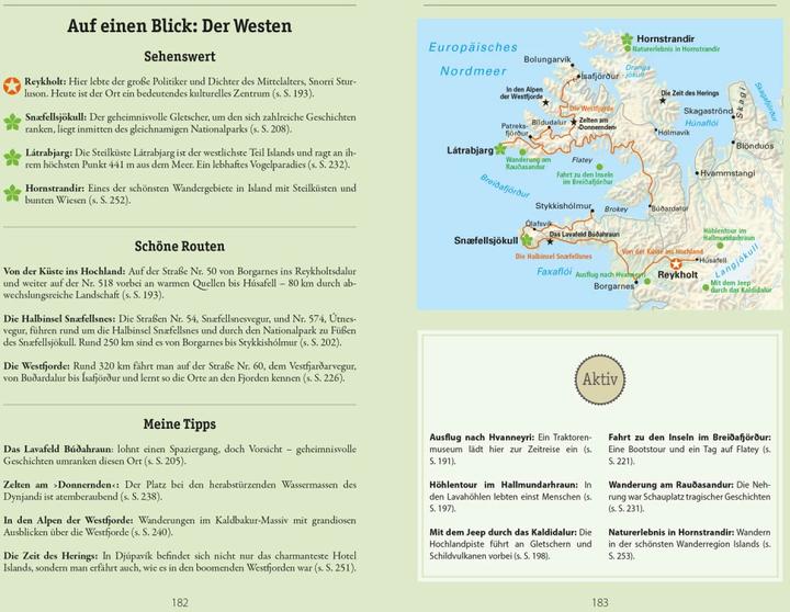 Produktbild Reise-Handbuch Reiseführer Island (Deutsch, Sabine Barth, 2023)