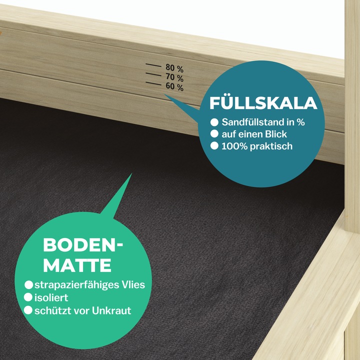 Actual product image Spielwerk Toni with sun canopy