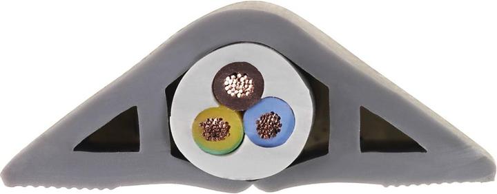 Produktbild Hama Flexibler Kabelkanal, selbstklebend, halbrund, 180 x 3 x 1 cm, PVC, Grau (Kabelkanal, 1800 mm)