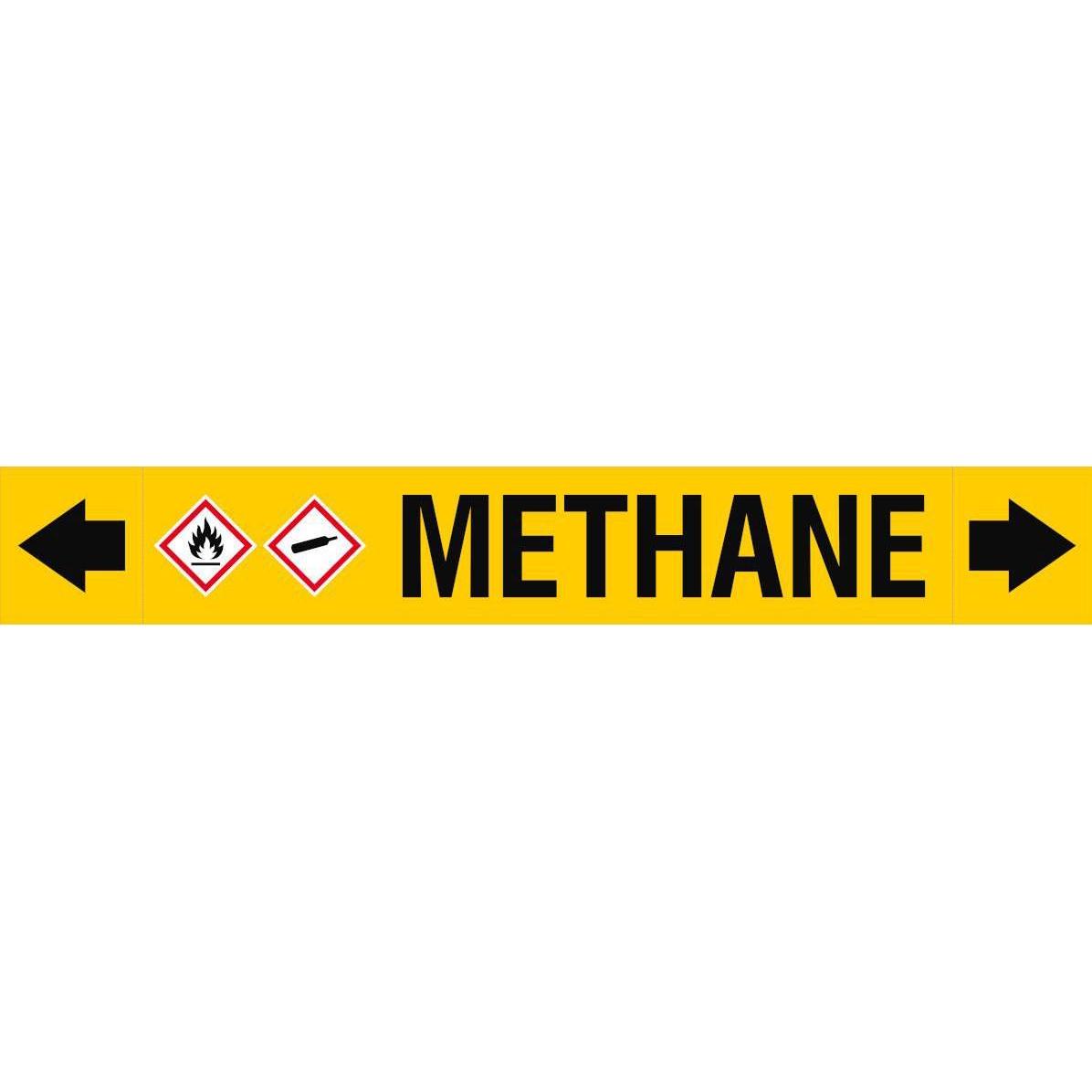 Brady ASME - Rohrmarkierer - Methane (ASMEPM-100X690MM-METHANE)