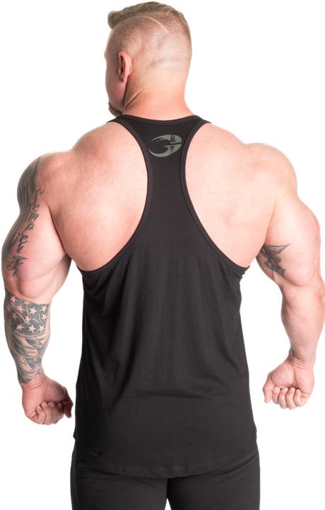 Actual product image Gasp Essential T-Back - Black/Green (M)