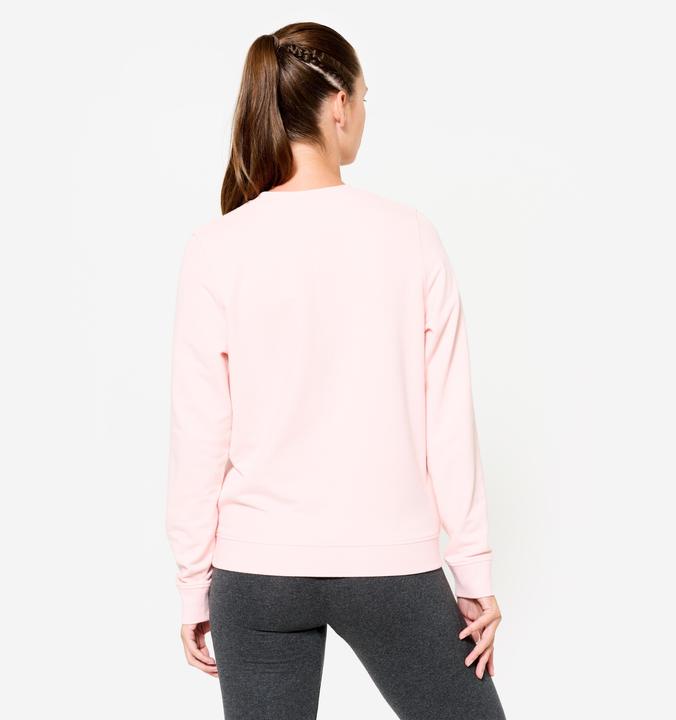 Image du produit Domyos Sweat de training col rond femme, rose clair (XXL)