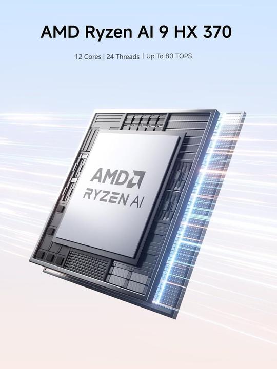 Immagine prodotto Minisforum AI X1 Pro Barebone Mini-PC mit Ryzen 12-Core-Prozessor (AMD Ryzen AI 9 HX 370)