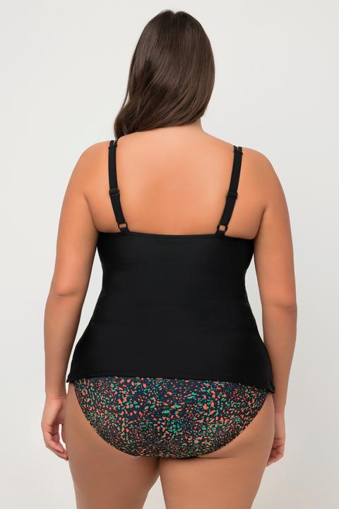 Produktbild Ulla Popken Tankini, Punkte, Quaste, Softcups, längeres Oberteil (46 B)
