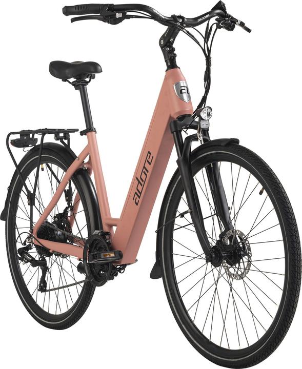 Produktbild Adore E-Trekkingbike 28" Alu Trekking E-Bike ATR-180 Heckmotor 50NM / 12,8Ah Vintage Rosé (48 cm)