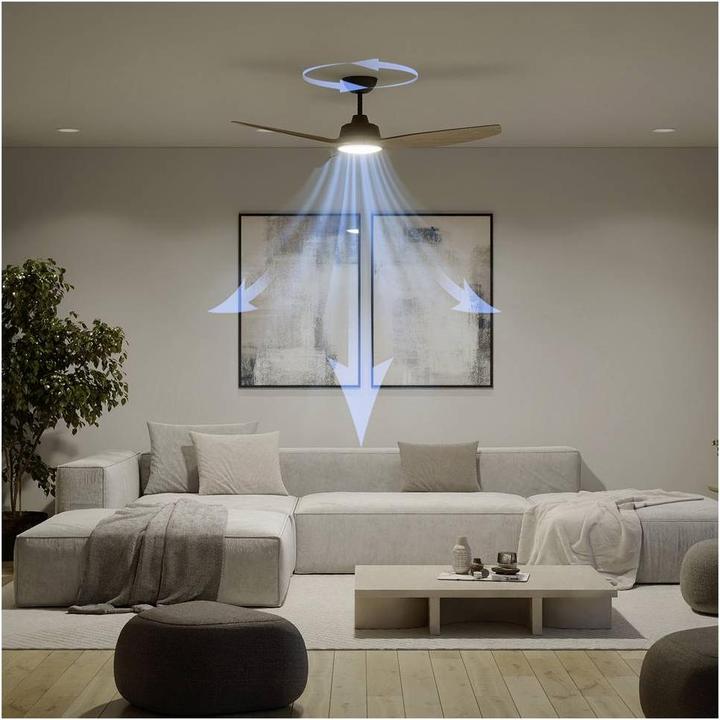 Produktbild Philips Olas Deckenventilator mit LED-Beleuchtung (50 dB)