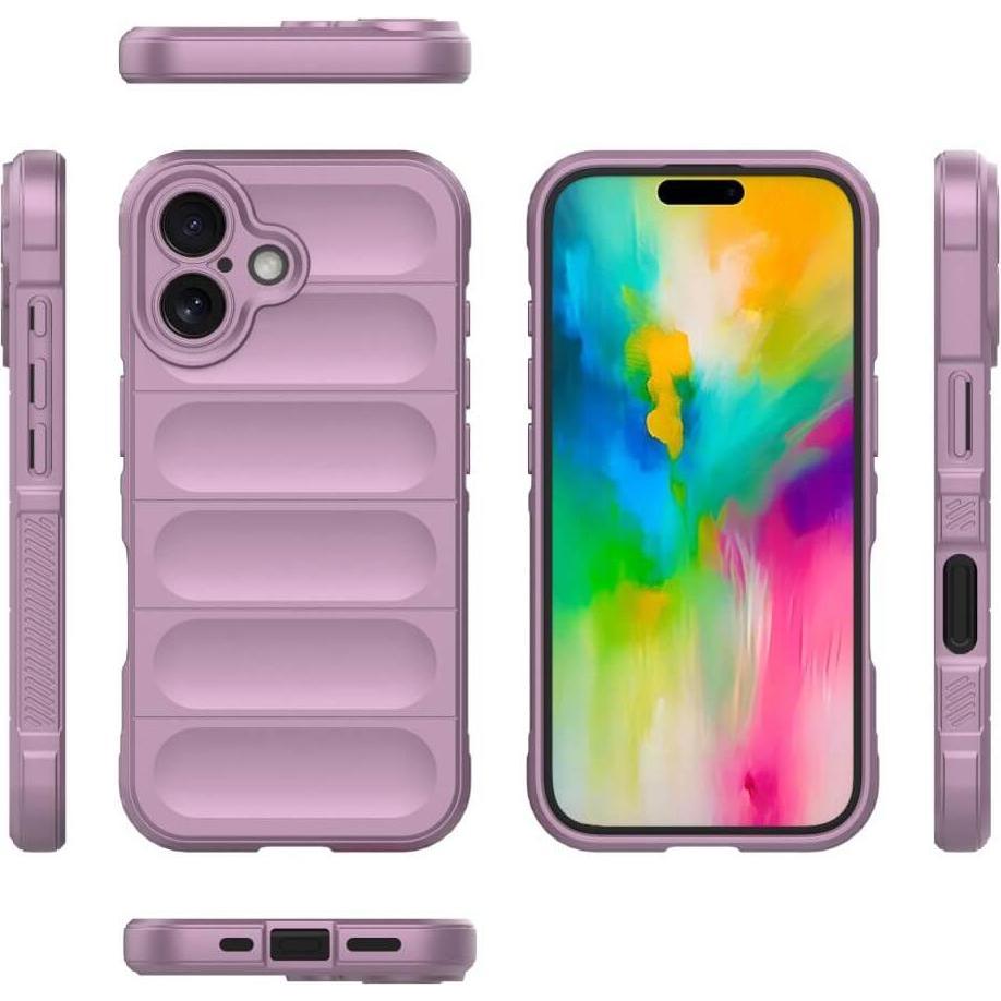 Thumbnail - Cover-Discount iPhone 16 - Rugged Protective Hülle (Apple iPhone 16), Smartphone Hülle, Violett