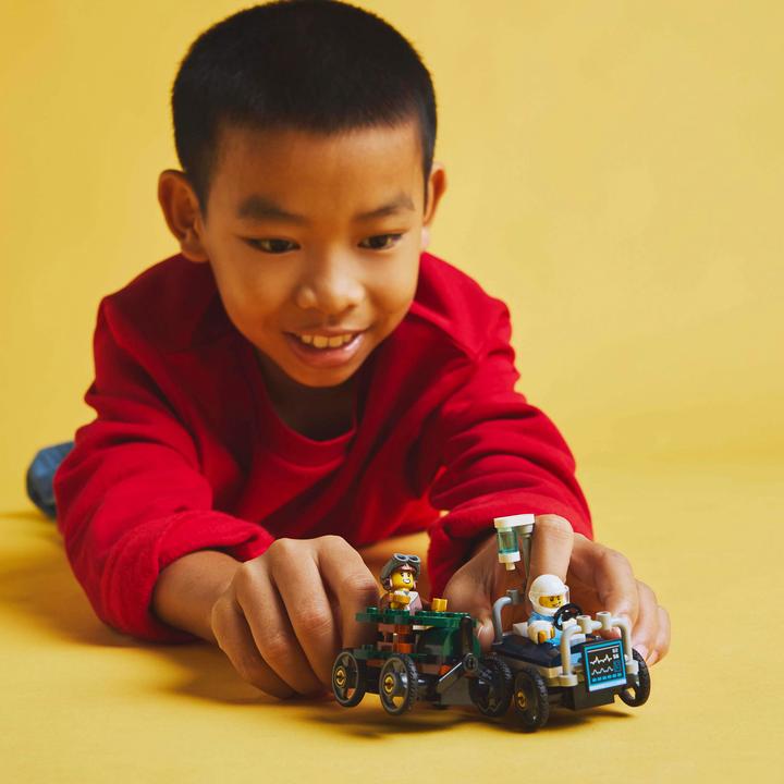 Produktbild LEGO Flugzeug vs. Krankenhausbett (60459, LEGO City)