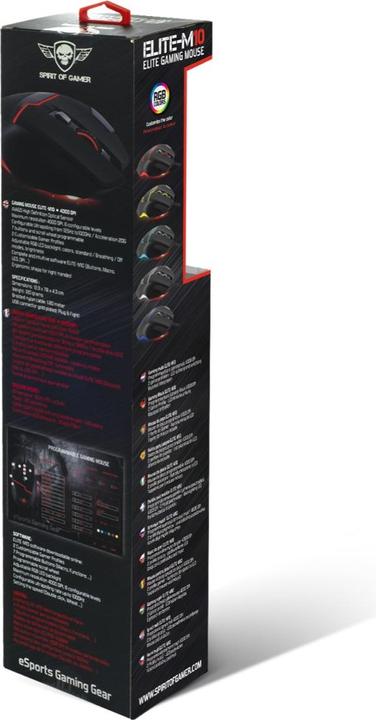 Actual product image Spirit Of Gamer Elite M10 Pack (Cable)