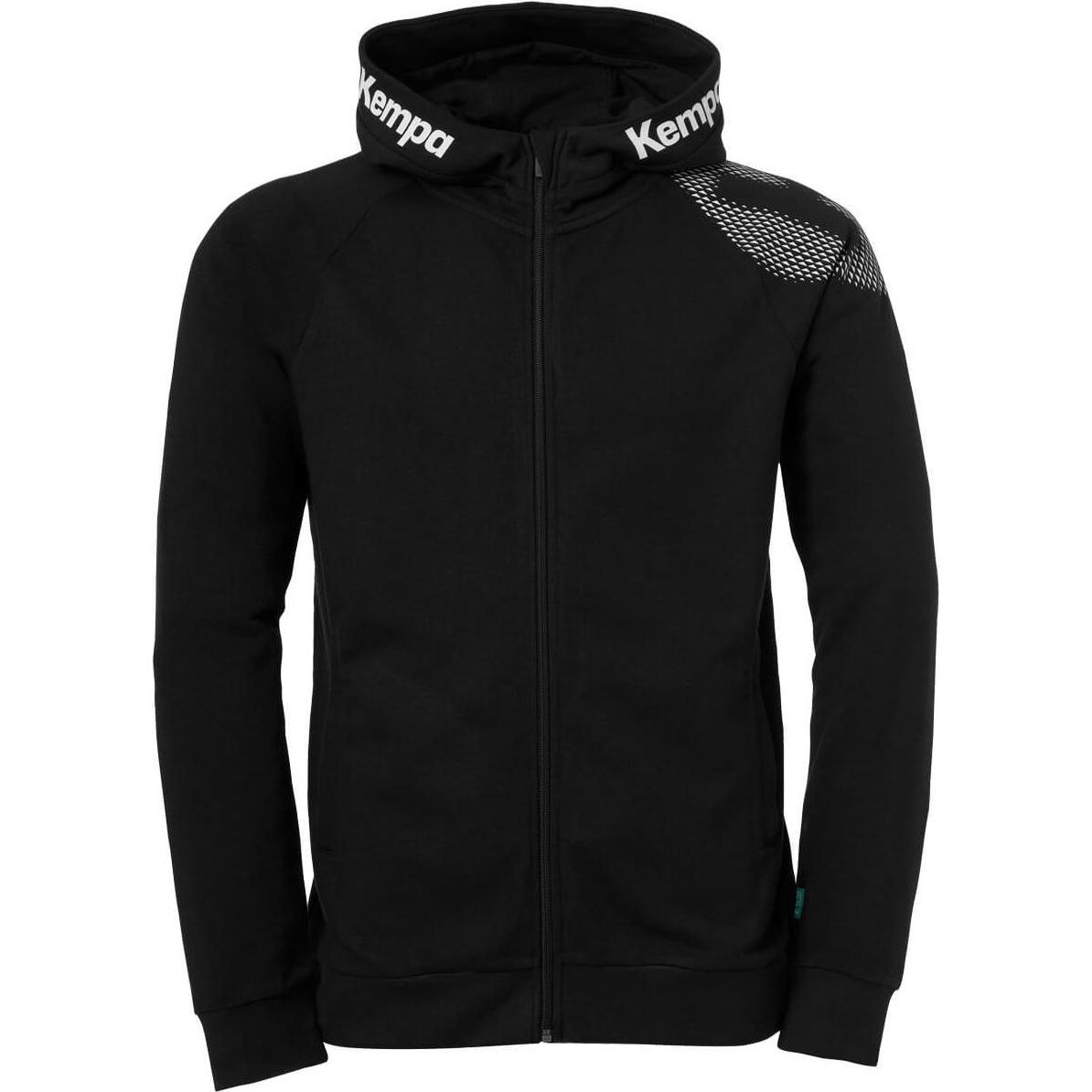 Kempa, Herren, Pullover, Core 26 Hood Jacket, Schwarz, (M)