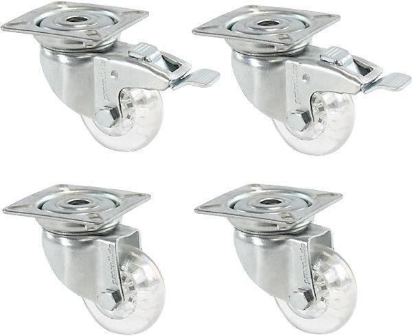 Actual product image Proroll Set of design rollers with PVC tires