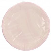 Actual product image Folat Plate Marble Pink 23cm - 8 pieces (8x)