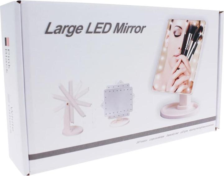 Actual product image TOP LED makeup mirror (17 x 7.5 x 29 cm)