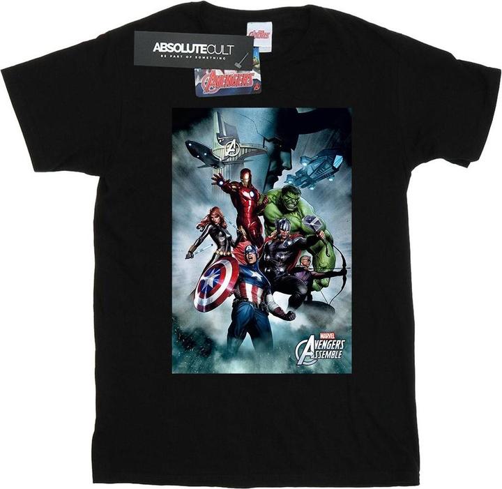 Produktbild Avengers Assemble Team Montage TShirt (XL)