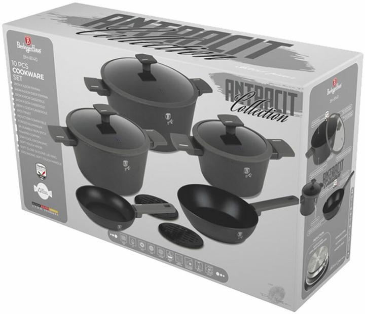 Image du produit BerlingerHaus 10-teiliges Kochgeschirr-Set (20 cm, Ensemble de casseroles et de poêles de cuisson, Aluminium)