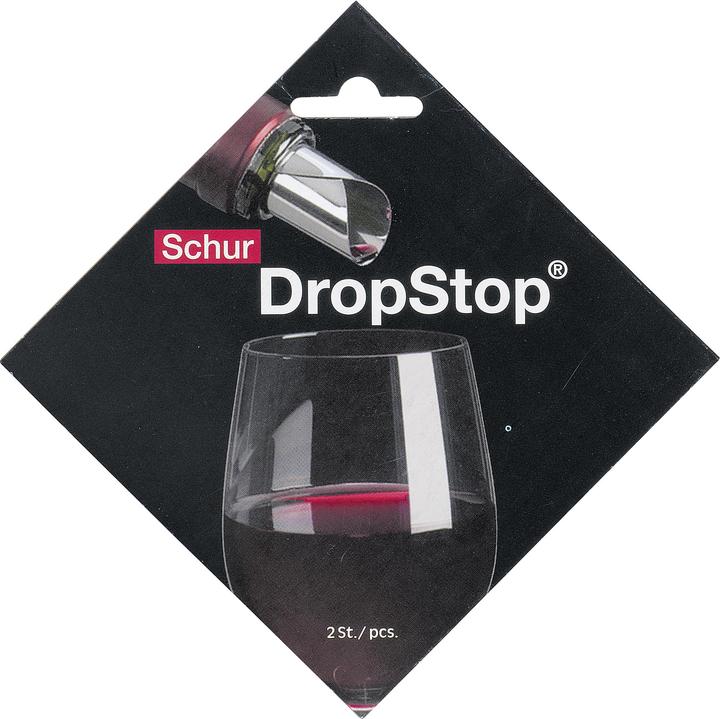 Produktbild Drop Stop 2 silberne Ausgiesser (Weinausgiesser)