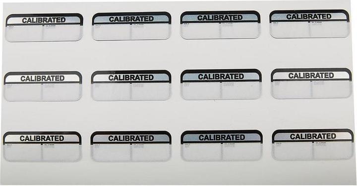 Produktbild RS PRO Etikett CALIBRATED BY