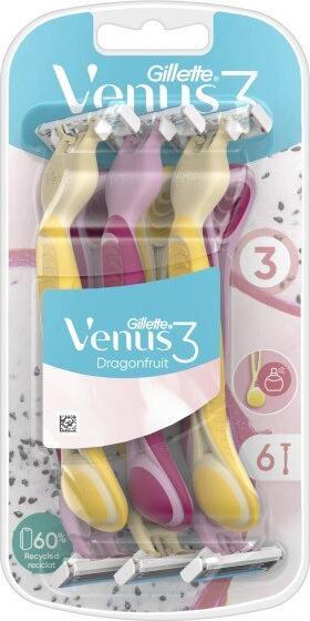 Image du produit Gillette Venus Gillette - Venus 3 Dragonfruit rasoirs jetables 6 pcs