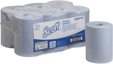Actual product image Kimberly-Clark SCOTT Essential SLIMROLL Hand Towel Blue (1 x)