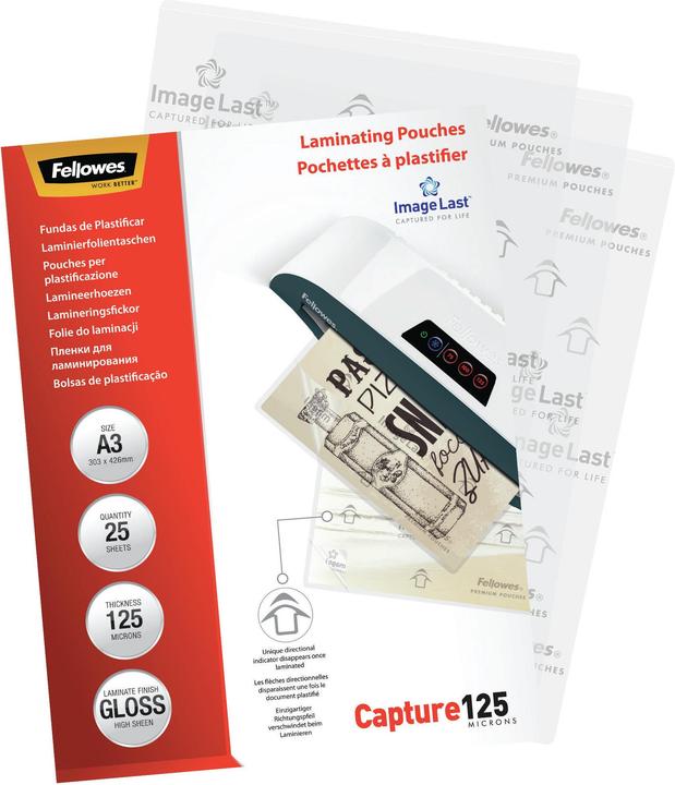 Produktbild Fellowes Capture 125 (A3, 25 Stück, 125 µm)