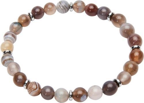 Produktbild HCA Armband - "Joyful Spirit" - Botswana-Achat (18 cm, Edelsteine kombiniert mit Elementen aus Edelstahl)