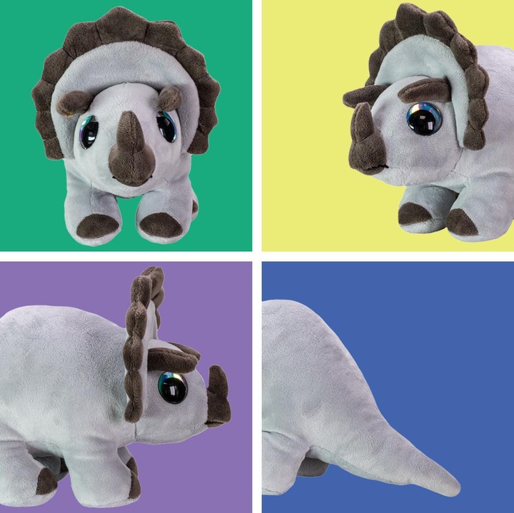 Actual product image Lumo Stars Soft toy - Dino Triceratops, 15 cm (15 cm)
