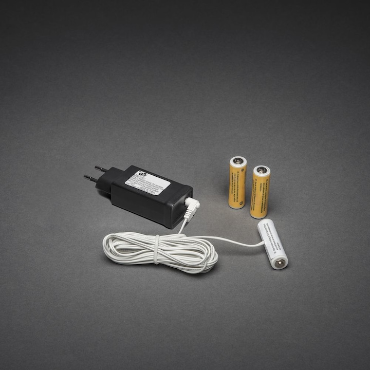 Actual product image Konstsmide Mains adapter for battery articles (3 m)