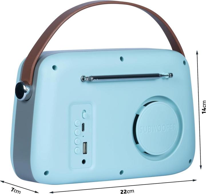Produktbild Madison Vintage Radio Freesound VR30BL (DAB+, Bluetooth)