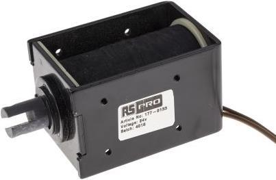 RS PRO DC D Frame Solenoid 24v