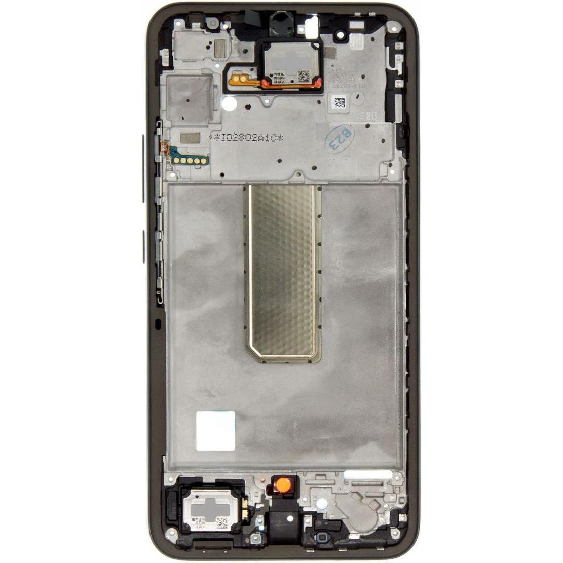 Samsung A346B Galaxy A34 5G Front Unit Awesome Graphite (Service Pack) (Galaxy A34 5G), Mobilgerät Ersatzteile