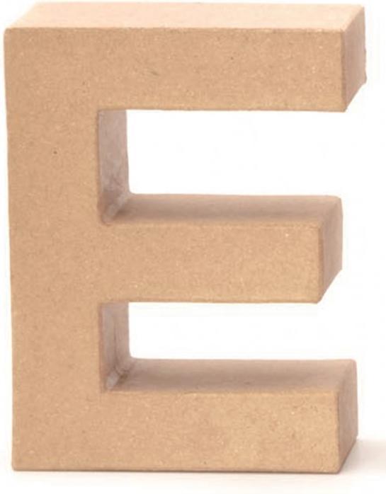 Immagine prodotto Glorex Lettera E di cartone 17,5X5,5cm